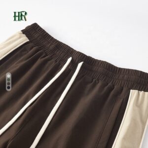 High Quality Track Pants Vintage Streetwear Man Joggers Polyester Stacked Men's Sweatpants - Image 3