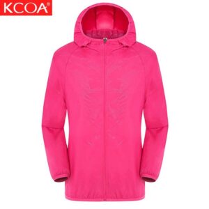 Wholesale UV Proof Water Repellent Lightweight Women and Men Wind Breaker Jacket - Image 3