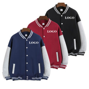 Simple Fashion Winter Jacket Men 2023 New Arrival Autumn Varsity Letterman Jackets Custom - Image 1