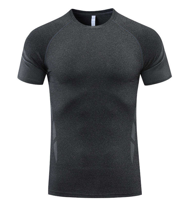 Breathable Gym Shirts Men Sports Men Fitness Clothing Sport Supplier Wholesales Quick Dry Compression Shirt Men