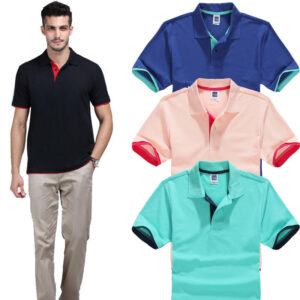 High Quality 100% Organic Cotton Unisex Custom logo Short Sleeve Fashion 2022 Polo Shirt Shirts Mens Wholesale - Image 5