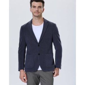 Mens Blazers Casual Slim Fit Suit Top Autumn Cotton  Fashion Clothing Jacket Winter Spring Picture - Image 2