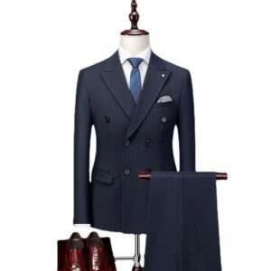 OEMODM New Business Formal Work Suit Banquet Best Man Suit Groom Wedding Dress Suit Men'S Four-Piece Set - Image 1