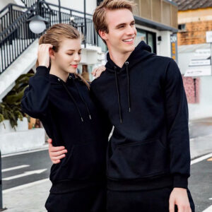 Top Custom Printing logo on Men's Pullover Hoodies Winter Warmth Fleece Hooded Sweatshirts for Men - Image 5