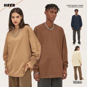 Oversized Man Sweatshirt High Quality Heavy Weight Street Style Custom Ringer Sweat Shirt for Man - Image 1