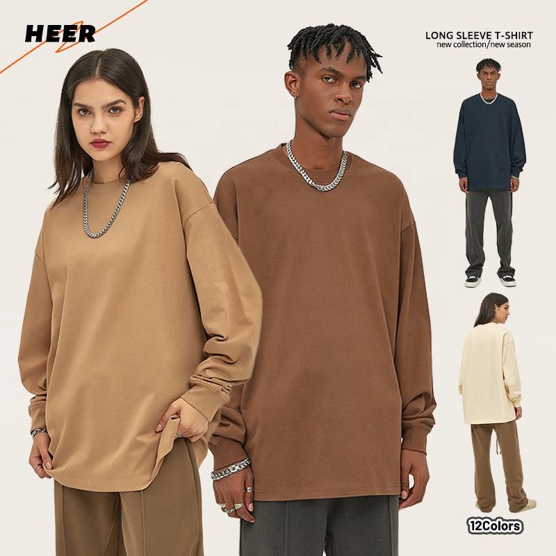 Oversized Man Sweatshirt High Quality Heavy Weight Street Style Custom Ringer Sweat Shirt for Man