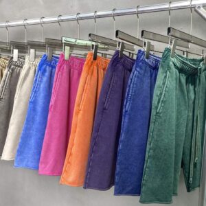 Custom High Quality 360G 100% Cotton Clothing Heavy Men's Shorts High Street Loose Casual Shorts for Men - Image 5