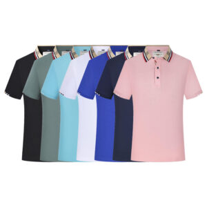 High Quality Unisex Uniform Blank Polo Shirt Custom Embroidered Logo Polo T-shirts - Image 1