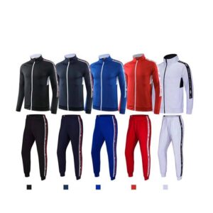 Wholesale Custom Soccer Training Two Piece Set Tracksuit Jogging Zipper Tracksuit Football Tracksuit Men - Image 1