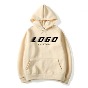 Men High Quality 100% Polyester Custom Logo Print Cotton Unisex Sweatshirts Pullover Men's Hoodies - Image 2