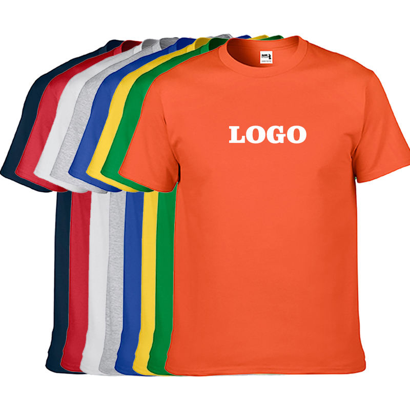 100% Cotton T-shirt Blank Custom Screen Print Men's T-shirt Women Clothes Plain t Shirt