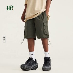 2023 200gsm 100% Cotton Custom Logo Graphic Summer Jogger Running Shorts Athletic Cotton Sweat Men Shorts for Men - Image 1