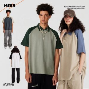 Custom Logo Custom Cotton Blank Polo Shirt Oversized Short Sleeve Gym Polo T Tee Shirt for Men - Image 1