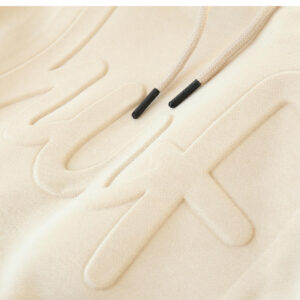 OEM Custom High Quality Casual Men Clothing Plus Size Terry Towel Cotton Fabric Letter Printing 3D Embossed Effect Hoodies - Image 5