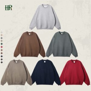 Unisex Sweater Silk Screen Printing Custom Logo Jumper High Quality Plus Size Sweatshirt - Image 1