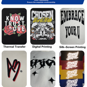 Customized logo High-quality Thick Cotton Pants Batik Vintage Washed Pants Loose Fitting Sports Casual Pants for Men and Women - Image 6