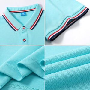 Support Sample Fabrics Treatment Slim Solid Color Teddy Bear Style Polo Shirts  Polo Dress - Image 5