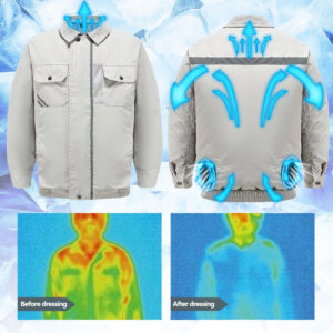 7.4v 5200mA Air Conditioned Clothing for Runner Fisher Bike Rider Traveller Cooling Down Japanese Air-conditioning Work Wear - Image 2