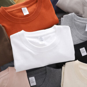 Wholesale Custom Your Brand Logo 100% Cotton Blank Men T Shirt Plain Casual Men's Luxury T Shirt - Image 1