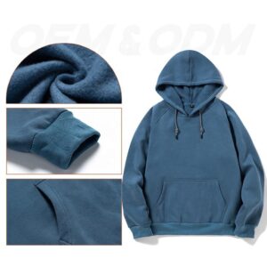 High Quality Street Wear Oversize  Wholesale Hoodie Fashion Clothing Man Blank Hoodies Custom Unisex Hoodie Sweatshirts - Image 2
