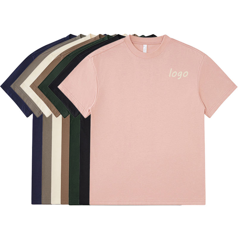 Drop Shoulder Oversized t Shirts Custom Plain T-shirt Bulk Summer Cotton Men's t Shirt