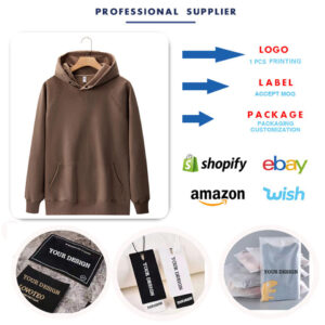 Wholesale Men's Hoodies & Sweatshirts 600gsm Heavyweight Custom Hoodies - Image 4