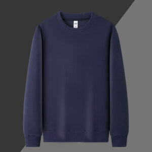 Black Blank Hoodies Men Crew Neck Sweatshirts Oversized Custom Pullover Sweatshirts Standard - Image 3