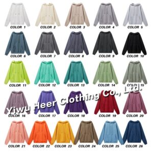 Wholesale High Quality Logo Custom Hoodie 100% Cotton Blank Fleece Plus Size Men's Hoodie - Image 3