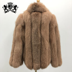 Janefur Man Fox Coat Top Selling Heavy Real Cross Fox Mens Fur Coats Long Men Black Winter Outfit Clothing - Image 6