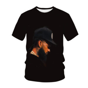 Rapper Nipsey Hussle 3D Printed Shirt for Men Hip Hop Tees 3D Digital Printing Custom T-Shirt All Over Print T Shirt Clothing - Image 6