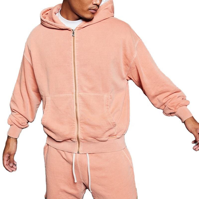 Ready to Ship Training Strong Muscle Zipper Men Jogger Set Custom Tracksuit With Hood