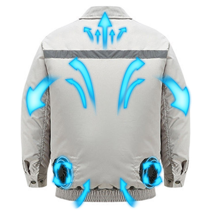 7.4v 5200mA Air Conditioned Clothing for Runner Fisher Bike Rider Traveller Cooling Down Japanese Air-conditioning Work Wear