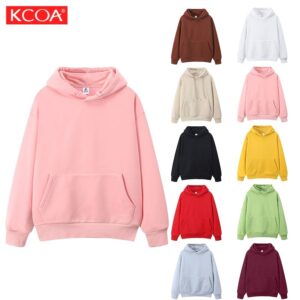 High Quality 500gsm Heavyweight Blank Fleece Hoodies Custom Embroidered Printed Hoodies Sweatshirts - Image 3
