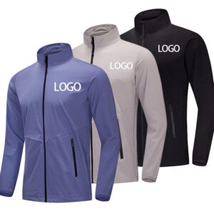 Spring and Autumn Sports Outdoor Quick Drying Running Zipper Cardigan Men's and Women's Standneck Windbreaker Coat Casual Jacket - Image 1