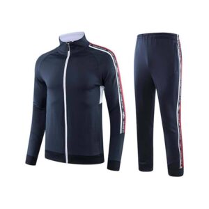 Wholesale Custom Soccer Training Two Piece Set Tracksuit Jogging Zipper Tracksuit Football Tracksuit Men - Image 2