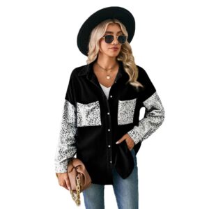 2024 Hot Selling Women Shirts Blouse for Girl Denim Patchwork Shirt Fashion Design Plus Size - Image 1