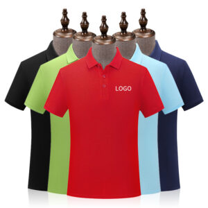 High-end Custom Pure Combed Cotton Men's Polo Shirts With Personal logo Short Sleeve Golf t Shirts - Image 1