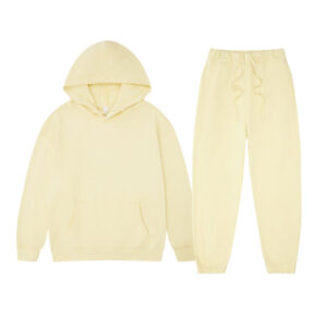 Two Piece Sweatpants and Hoodie Set Unisex Custom Essentials Hoodie Men 's Regular Sleeve Pullover - Image 4