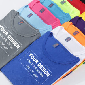 Wholesale Unisex High Quality Custom Heavyweight Oversized Tee Shirt Round Neck T Shirts for Men - Image 7