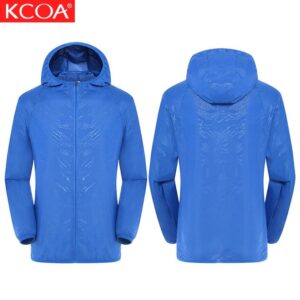 Wholesale UV Proof Water Repellent Lightweight Women and Men Wind Breaker Jacket - Image 4