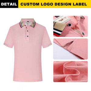 High Quality Unisex Uniform Blank Polo Shirt Custom Embroidered Logo Polo T-shirts - Image 2