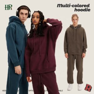 Mens Clothing Manufacturing Custom 100% Cotton French Terry Tracksuits Streetwear High Quality Hoodie Men - Image 2