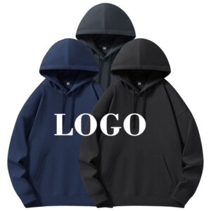 S to 5 XL Oversized Men's Hoodies & Sweatshirts 100% Cotton Custom Plain Hoodie Unisex - Image 1