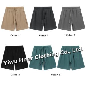 2022 High Quality Custom Logo Designer Summer Street Wear Cartoon Women and Men Washed Shorts - Image 3
