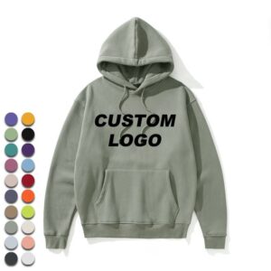 Custom High Quality Embroidery Blank 280 350 400  500 600 Gsm Hoodies Unisex Pullover Men's Hoodies Oversized Chenille Hoodie - Image 2