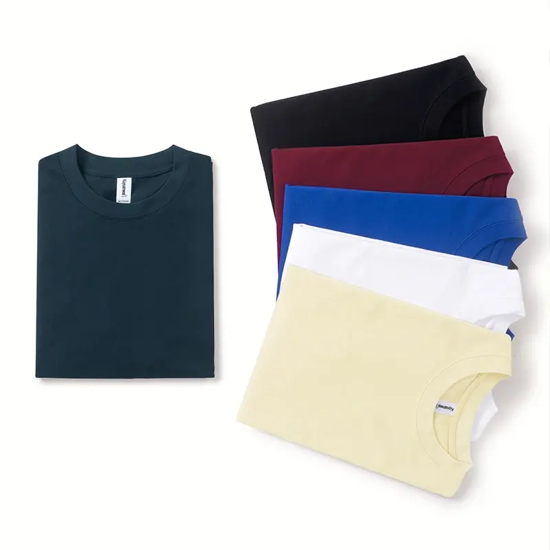 Luxury t Shirt Wholesale 260 Gsm Heavy Soft Cotton Men's T-shirts Screen Print Custom Graphic T Shirts Oversized for Men t Shirt