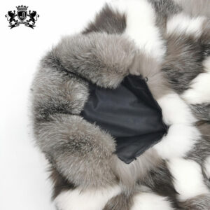 Men Thick Winter Clothing Long Crop Fur Jacket Trendy Custom Ladies Warm Natural fox Fur Coat - Image 5