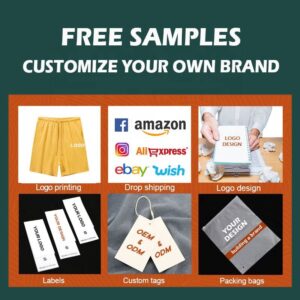 Summer High Quality Custom Logo Designer Popular Washed Vintage Athletic Pocket Shorts for Men - Image 4