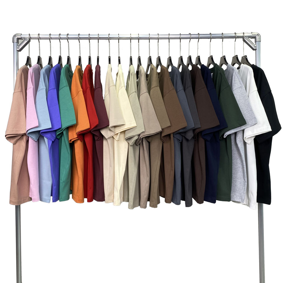 Wholesale Custom Logo for Men 100% Cotton T Shirts High Quality Heavyweight 305gsm Oversized T Shirt