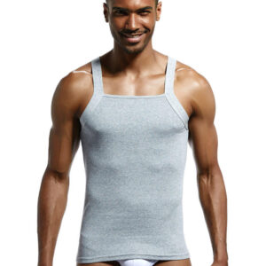 King Mcgreen Star Sleeveless Top Tank Top Breathable Slim Vest Casual Cotton Men Solid Color Slim Fit Tank Fitness Tank Top - Image 1